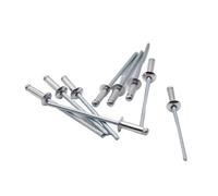 Remaches ciegos de cabeza abovedada aluminio Remache autotapizante de aluminio, redondo, cabeza avellanada, con núcleo hueco, 5/50 unidades, M2,4, M3,2, M4,8 y M6. GB12618(1Pcs M6.4,20mm)