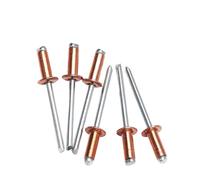 Remaches ciegos de cabeza cúpula latón M2.4 M3.2 M4 .8 Clavo tracción rotura mandril extremo abierto pop