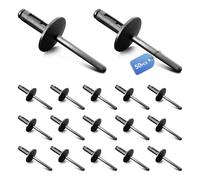 Remaches ciegos de plástico, remaches de plástico - remaches ciegos de 6 mm para coche parachoques guardabarros caja de rueda, clips de revestimiento de plástico para BMW X3, etc. 51717002953