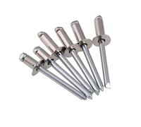 Remaches ciegos de tracción, 304 Stainless Steel Blind Rivets Countersunk Open End Pack of 140 pcs Multiple Sizes(20pcs (M5),20mm)