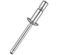 Remaches ciegos estructurales de alta resistencia de acero al carbono, cabeza de cúpula de 4,8 x 10 4,8 x 14 6,4 x 14 6,4 x 20 9,6 x 21 mm, 4,8 x 10 mm, 30 unidades