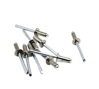 Remaches ciegos, GB12618 Remaches pop de cabeza redonda tipo hongo acero inoxidable 304 M4.8x(8-25) mm(M4.8x9 20Pcs)