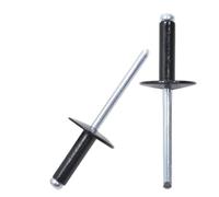 remaches ciegos, Remaches ciegos M3.2 M4 M5 de tapa brida grande aluminio 10 20 30 piezas(10mm,M3.2-30pcs)