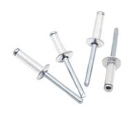 Remaches de aluminio M2.4 M3.2 M4 M5 M6 Aluminio Mushroon Head Break Mandril Remaches ciegos Nail Pop Remache(M4 20pcs,6mm)