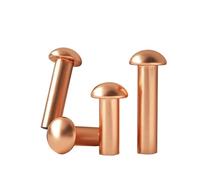 Remaches, de Cobre Botón Cabeza Redonda M1.5-M8 2-50mm(8mm,M1.5-100pcs)