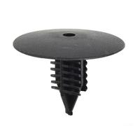 Remaches de fijación de parachoques de plástico para arco de rueda Clio, clips de retención de protección contra salpicaduras de agujero de 10 mm, cierres de forro de arco de rueda, paquete de 10