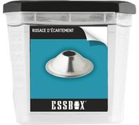 Remaches estándar ESSBOX SCELL-IT Alu/Acero - Cabeza plana - Ø4 mm x 10 mm - Caja de 500 - EX-9445124010