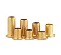 Remaches huecos, 50-500 piezas de cobre, remaches tubulares M0.9 M1.3 M1.5 M1.7 M2 M2.3 M2.5 M3 M3.5 M4 M5 M6 (4 mm, M3.5-100 piezas)(4mm,M1.3 500pcs)