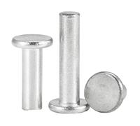 Remaches macizos de aluminio M2 a M8 cabeza redonda autoperforantes, punzón manual, paquete 400 unidades(4mm,M8-10Pcs)