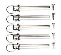 Remaches para eje de abanico plegable: clavos de fijación prácticos, accesorios versátiles para eje, herrajes de repuesto duraderos, conector metálico de precisión | Componente de reparación para manu