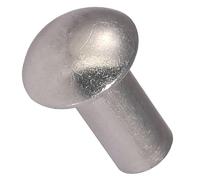remaches, Remaches sólidos de cabeza hongo M2 x 3 mm-12 mm y,5, sujetadores percusión cuerpo liso que no se caen, 500 piezas (M2 12 mm)(M2 x 4mm)