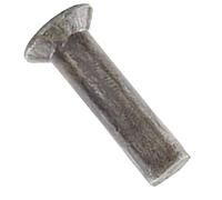 remaches, Remaches sólidos de cabeza plana, diámetro liso métrico, sujetadores percusión, M2 x 5 mm-8 mm, mm-10, M3 mm-25, 100 piezas(M2. 5mm)(M2.5 x 8mm)