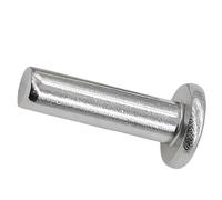 remaches, Remaches sólidos de cabeza plana, M2 x 3 mm-12 mm diámetro liso métrico, sujetadores percusión, 200 piezas(M2 12mm)(M2 x 8mm)