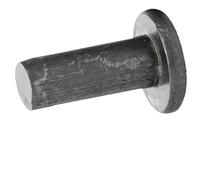remaches, Remaches sólidos de cabeza plana, M2 x 4 mm-12 mm diámetro liso métrico, sujetadores percusión, 100 piezas(5mm)(8mm)