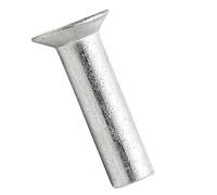 remaches, Remaches sólidos de cabeza plana, M2 x 5 mm-10 mm, mm-12 diámetro liso métrico, sujetadores percusión, 500 piezas(M2 5mm)(M2.5 x 12mm)