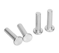 Remaches sólidos de aluminio de cabeza plana avellanada, 20 piezas M6 Kit de tuercas de remaches de aluminio sólido de cabeza plana para la industria del automóvil doméstico(M6*30)
