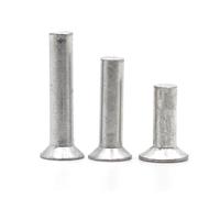 Remaches sólidos de cobre con cabeza redonda, Remaches sólidos de aluminio con cabeza avellanada GB869 (paquete 205, varios tamaños)(20mm,M2 50pcs)