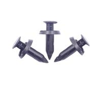 Remaches y elementos de fijación de plástico, Clips De Retención Expansión Empuje Remache Sujeción Parachoques Plástico 6mm for Pasador Arco Rueda(50PCS)