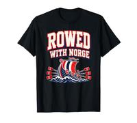 Remado con Norge Viking Ship Norway Longship Norse Heritage Camiseta