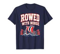 Remado con Norge Viking Ship Norway Longship Norse Heritage Camiseta