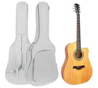 REMAGIC Bolsa para guitarra acústica de 40 y 41 pulgadas, correa ajustable de doble hombro, funda para guitarra, impermeable, suave, acolchada, mochila de bolsillo para guitarra acústica clásica