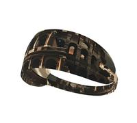 Remains of The Roman Colisseum - Diadema deportiva elástica impresa adecuada para correr, fitness, tenis, yoga