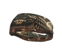 Remains of The Roman Colosseum - Diadema deportiva estampada que absorbe el sudor para hombres y mujeres, perfecta para correr, baloncesto, yoga y senderismo.