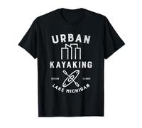 Remando en Kayak por el Lago Michigan en Kayak por la Ciudad de Chicago Camiseta