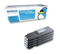 Remanufacturado Dell (593-11119/593-11122/593-11121/593-11120) Extra Alta Capacidad Cartuchos de tóner láser Individual & MULTI PACK POR Refresh CARTUCHOS - BK/C/M/Y 4 CARTUCHO Paquete de valor