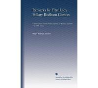 Remarks by First Lady Hillary Rodham Clinton: United Nations Fourth World Conference on Women, September 5-6, 1995, China
