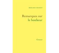 Remarques Sur Le Bonheur (ebook)