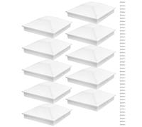 Remates Para Postes De Valla - Tapas Decorativas Postes Valla,Decorativo Resistente A Rayos UV 10 Unidades Para Exterior