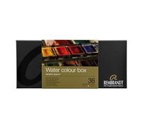 Estuche de acuarela profesional Rembrandt en lata metálica de lujo | 36 colores básicos + pincel