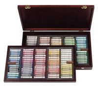 Estuche profesional de pasteles suaves Rembrandt en caja de madera de lujo | Selección general Master | 150 pasteles enteros