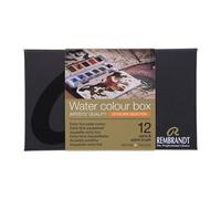 Rembrandt Estuche metálico de acuarelas profesionales Selección de colores urbanos | 12 colores + pincel