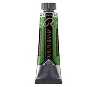 Rembrandt Tubo de colores al óleo 15 ml Verde permanente claro 618 - Pintura al óleo extrafina para artistas - Alta concentración de pigmentos - Solidez a la luz superior