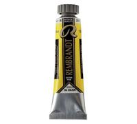 Rembrandt Tubo de colores al óleo Amarillo limón permanente 254 - Pintura al óleo para artistas de calidad extrafina y alta resistencia a la luz - 15 ml