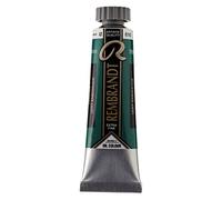 Rembrandt Tubo de colores al óleo Extrafino - 15 ml Verde esmeralda 616 - Máxima resistencia a la luz - Calidad artística - Consistencia mantecosa