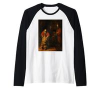 Rembrandt Van Rijn The Return of The Prodigal Son Camiseta Manga Raglan