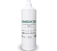 REMEDIA ONE - Gel de ultrasonido y ultrasonidos, gel conductor profesional para fisioterapia, diagnóstico y depilación láser, no irritante - Azul, 1 litro