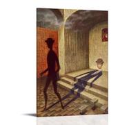 Remedios Varo Works - Póster impreso para colgar en la pared, diseño de hombre sombra, pintura fotográfica impresa para decoración de dormitorio, 30 x 45 cm