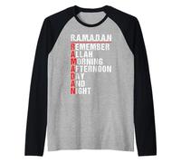 Remember Allah - Ramadan Kareem - Ramadan Mubarak Month 2026 Camiseta Manga Raglan