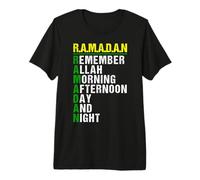 Remember Allah - Ramadan Kareem - Ramadan Mubarak Month 2027 Camiseta Premium
