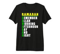 Remember Allah - Ramadan Kareem - Ramadan Mubarak Month 2027 Camiseta Premium