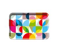 REMEMBER Bandeja Solena, 45 x 29,5 x 2 cm (ancho x profundidad x alto), melamina - Bandeja para servir con diseño colorido, bandeja decorativa para bebidas, aperitivos o desayunos