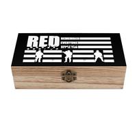 Remember Everyone Deployed - Caja de almacenamiento de madera para tesoros de 7.9 x 3.7 x 2.3 pulgadas, cajas de recuerdo con tapa con bisagras y cierre frontal