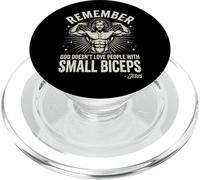 Remember God Doesn'T Love People with Small Biceps PopSockets PopGrip para MagSafe