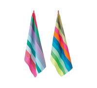 Remember Juego de 2 paños de Cocina 100% algodón, extraabsorbentes y sin Pelusas en diseño Colorido, para el Uso Diario (50 x 70), Juego n.º 19