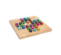 Remember Juego de Mesa Solitario - Colorido 32 Bolas de Madera - Juego de ajos para Adultos y niños a Partir de 5 años
