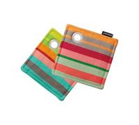 REMEMBER Manoplas nº 3 - Juego de 2 agarraderas - 100% algodón - a Rayas